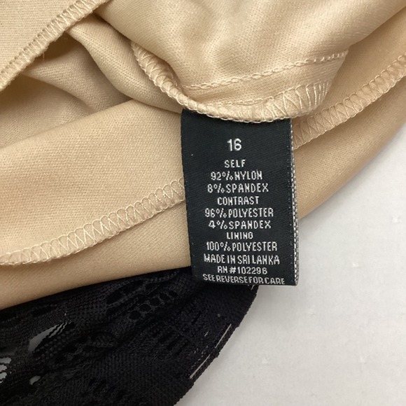 Collection Dressbarn Black Lace Dress Sleeveless Party Cocktail Evening Women - Picture 5 of 7